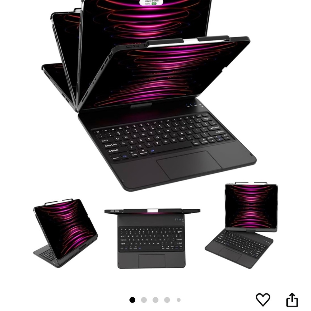 MMK Magic 360°Rotatable&Swivel Keyboard with Trackpad - Picture 8 of 10